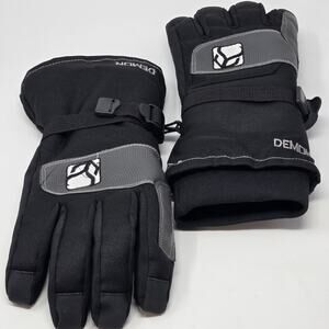 Demon Touchscreen Winter Gloves Medium Ski Snowboard Snow Cold Weather Black